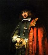 REMBRANDT Harmenszoon van Rijn Portrait of Jan Six, oil painting